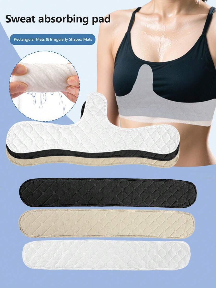 Reusable Moisture-Wicking Bra Pads, Washable - Multicolor - View 1