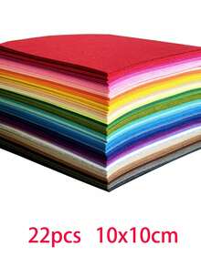 66 miếng - Hình vuông nỉ thủ công 8"x12", nhiều màu sắc để lựa chọn, thích hợp cho các dự án thủ công DIY, cắt, may, tạo hình và trang trí nhà cửa. - Nhiều màu - Xem 15