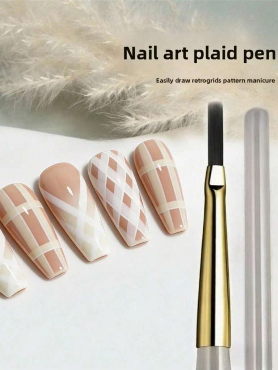 Bộ 2 bút vẽ móng tay kiểu Nhật tối giản và bút vẽ dây, bút vẽ tay chuyên dụng cho tiệm nail, thích hợp để vẽ móng, vẽ dây, pha trộn, móc, v.v., bút trị liệu bằng ánh sáng chuyên dụng cho móng. - Nhiều màu - Xem 1