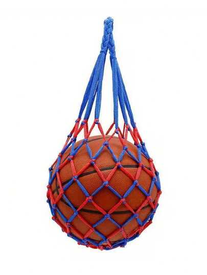 Bolsa de red gruesa para baloncesto/fútbol/voleibol, bolsa de almacenamiento multifuncional, bolsa de malla para pelotas deportivas