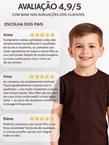 Camiseta Infantil Menina Brooklyn New York Unissex 100% Algodão Juvenil Criança Bebê Conforto Diário Passeio Estiloso Escola - Marrom - Visão 6
