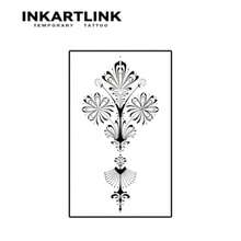 INKARTLINK タトゥーシール 花 ジャグアタトゥー 2枚セット 2週間 長持ち 防水 刺青シール 入れ墨シール メンズ レディース 流行 男 女 半永久的 消えるタトゥー ヘナタトゥー - 5 - チェックする 3