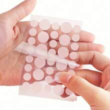 180/360/720pcs Discreet Blemish Cover Stickers, Round-Shaped, Transparent Dots For Concealing On The Face And Skin - Multicolor - View 3