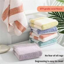 30/10 chiếc Khăn Lau Nhà Dày Họa Tiết Hoa Châu Âu, Khăn Lau Nhà Bếp, Khăn Lau Bát Bằng Sợi Microfiber, Không Xơ Vải, Có Thể Tái Sử Dụng, Siêu Thấm Hút & Nhanh Khô, 10 Inch x 10 Inch - Nhiều màu - Xem 6