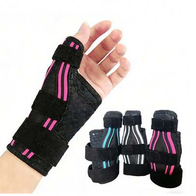 1pc Breathable Thumb Splint Brace Support For Right Hand Or Left Hand