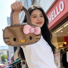 SANRIO 新款复古多功能迷你斜挎包，时尚小手提包，便携式必备收纳单肩包 - 查看 10