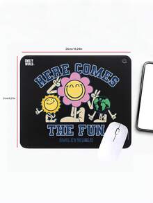 Smiley World Tấm lót chuột chống trượt hình mặt cười, thảm lót bàn làm việc đa năng cho văn phòng và chơi game. - Xem 6
