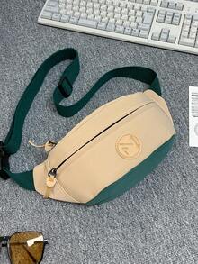 Casual And Fashionable Colour Contrast Design, Wear-Resistant Oxford Cloth Single Shoulder - Multicolor - View 8