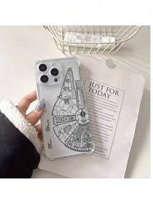 Fast EU Shipping (DE & ES) Stars Anime Wars Design Phone Case Compatible With IPhone 16, 15, 14, 13, 12, 11 Pro Max, Mini, XR, XS, X, 7, 75 Plus, With Four-Corner Drop Protection, Transparent, Magnetic, And Soft TPU Back Cover. - 無色 - 查看 2