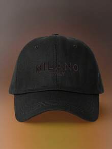 1 chiếc mũ lưỡi trai MILANO bốn mùa, mũ bóng chày ngoài trời thoáng khí, có thể điều chỉnh, mũ chống nắng chơi golf, mũ chống nắng cong thời trang mùa hè cho nữ, mũ chống nắng đôi phong cách Y2K cho nam, mũ đi biển, mũ đi nghỉ mát. - mũ bóng chày - Xem 3