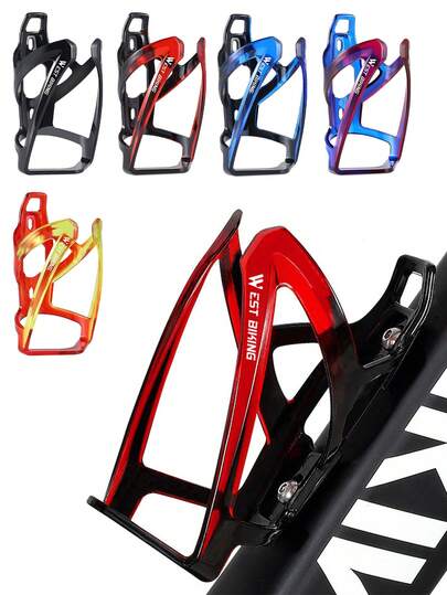 Ultra-Light Bicycle Water Bottle Cage With Screws Tool, Suitable For Road Bike & Mountain Bike, Bicycle Cup Holder Bracket, Universal Outdoor Sports Cycling Accessories Fitness Equipment