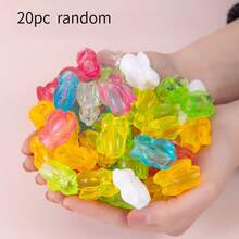 5 piezas/10 piezas/20 piezas Corrector de agarre de bolígrafo con forma de conejo para estudiantes, corrector de postura de escritura de 3 dedos, elimina hábitos de escritura incorrectos, cultiva un agarre adecuado del bolígrafo, escritura talla grande cómoda - Multicolor - Ver 14