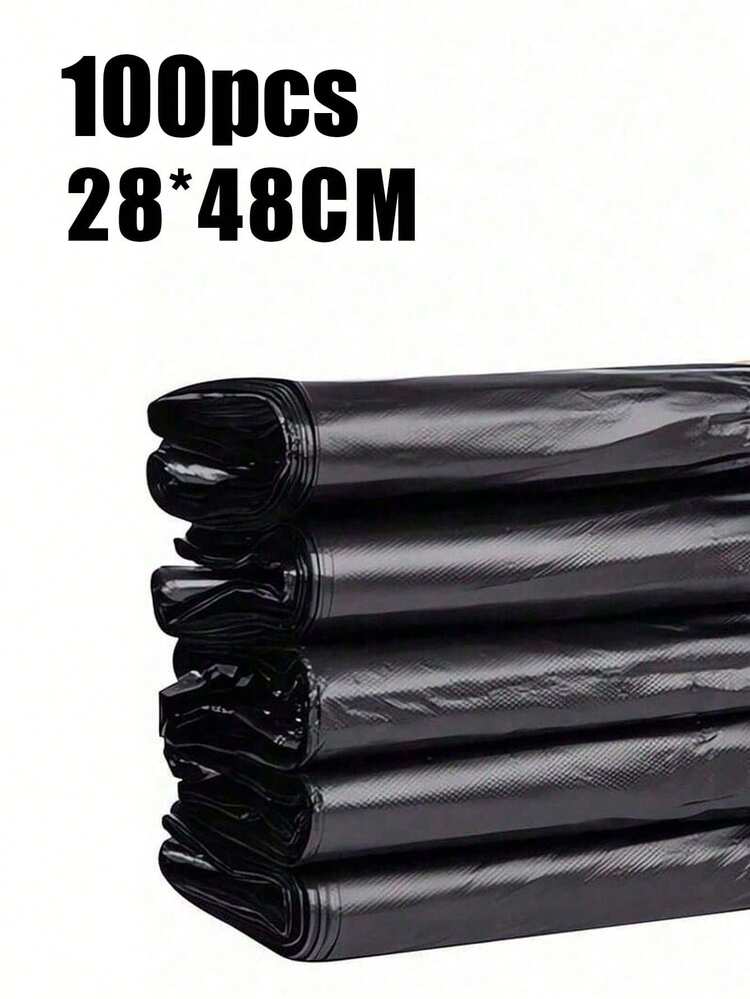 50个带提手的塑料T恤袋，聚乙烯购物袋，加厚大号黑色垃圾袋，厨房垃圾袋，蔬菜袋，大号垃圾袋，适用于杂货、蔬菜、水果、零食等，方便实用，适用于超市、餐厅、零售店和家庭收纳，可装纸张、塑料、瓶子、报纸、草坪修剪物等。带提手的塑料袋，T恤袋，大容量塑料袋。 - 彩色 - 查看 21