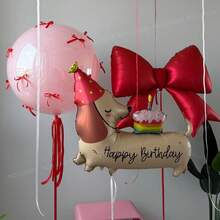 Dog Shaped Balloon Stand, Foil Dog Balloon Set, Dog Themed Party Decorations Suitable For Birthday Party, Christening And Pet Party Decorations - Dachshund Set - View 7