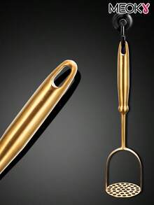 1PC thickened 304 stainless steel potato mash maker features a handheld design and a multi-functional pounding head. The surface coating is rust-proof and durable. It's suitable for making various ingredients 影響詞puree. It produces a fine, easy-to-clean puree, making it ideal for home kitchens, fitness enthusiasts, and restaurant kitchens. It's a practical tool for quality-conscious cooking enthusiasts, fs, and homemakers, 0husiasts, . - 彩色 - 查看 7