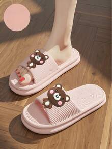 Light And Tough EVA One-Piece Molded Slippers, Lightweight On The Feet With No Burden - Pink - View 4