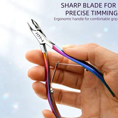 Professional Stainless Steel Toenail Clipper, Ingrown Nail Nipper, Cuticle Trimmer For Pedicure, Cutting Thick And Ingrown Toenails