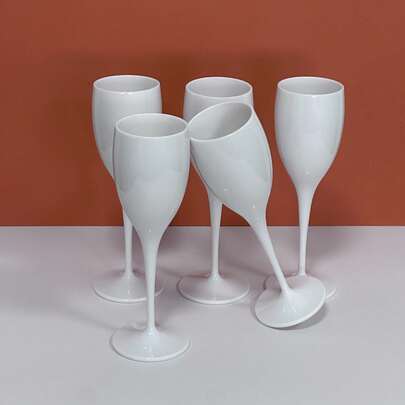 5 oz Champagnerflöten - Unzerbrechliche wiederverwendbare Champagnergläser, modern und geeignet für Zuhause, Hochzeit, Backen, Valentinstag, Kindergeburtstag, Jahrestag, Vatertag, Muttertag, Ostern, Urlaubspicknick, Silvesterparty, tolles Geschenk für Feierlichkeiten mit Freunden und Familie