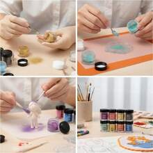 Metallic Luster Dust Shimmering Glitter - Multicolor - View 3