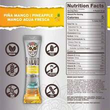 Salud 2-In-1 Hydration Packets + Immunity Electrolytes Powder, Piña Colada - Agua Fresca Drink Mix, Elderberry, Dairy & Soy Free, Non-GMO, Gluten Free, Vegan, Low Calorie, 1g Sugar (15 Servings) - 1 件 - 查看 6