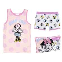 Disney CERDÁ LIFE'S LITTLE MOMENTS - 米妮單面針織睡衣套裝，含洗漱包，2歲尺碼 - 100%純棉 - 粉色 - 米妮粉絲專屬 - 粉色 - 查看 1