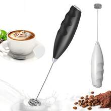 电动奶泡器，适用于搅拌咖啡、牛奶、燕麦片、鸡蛋等，省时省空间，使用方便，不含电池。是节日、新年和圣诞节送给女性、咖啡爱好者和家庭主妇的理想礼物；实用的手持式家用咖啡师套装 - 彩色 - 查看 11