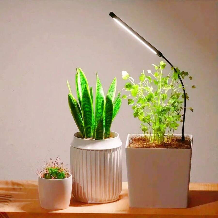 Lâmpada LED USB para crescimento de plantas, espectro completo 6000K, para jardinagem, mini cinto para controlar a floração de plantas cultivadas em ambientes internos. - Espectro completo - Ver 1