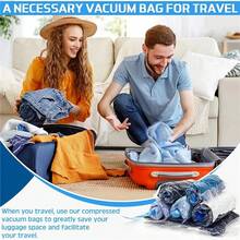 15pcs Transparent Storage Bags, Summer Beach & Travel Essential, Reusable Compression Packing Cubes, Organizer For Clothes, Underwear, Swimwear, Versatile For Luggage, Backpack, Black/White/Gray/Red - Multicolor - View 7
