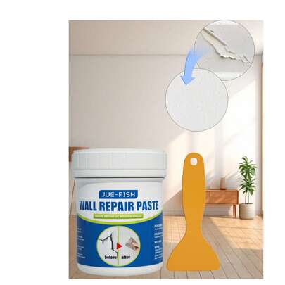 Keo sửa chữa tường trắng - Nhanh chóng sửa chữa các vết nứt và lỗ đinh trên tường, dễ dàng khắc phục các vết trầy xước. Keo sửa chữa và che phủ vết bẩn trên tường, chất sửa chữa bong tróc tường, chất chống thấm sửa chữa vết nứt.