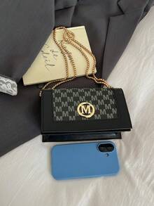 In 2026, There Will Be A New Model Of A Sophisticated And Stylish Modern-Style Rectangular Chain Bag For Ladies, Featuring A High-Quality Texture And Being Lightweight And Elegant. - Multicolor - View 10