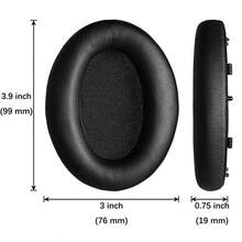 SOULWIT Earpads Cushions Replacement For WH-1000XM3 Over-Ear Headphones, Ear Pads With Softer Protein Leather, Noise Isolation Memory Foam, Added Thickness And Opening Pry Tool - Multicolor - View 2