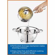 1 Qt Oven  Stainless Steel Saucepan With Straining Lid - Xem 8
