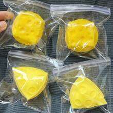 新款起司造型捏捏樂壓力紓壓玩具,可愛逼真食物擠壓指尖玩具,適合成人通勤辦公紓壓、學生學習桌面裝飾,生日禮物 - 彩色 - 查看 3