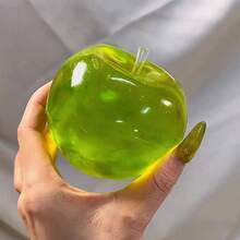 Green Apple Blue Maltose Soft Toy Anti-Stress Sensory Fingertip Toy Soft Transparent Slow Rebound Stress Relief Toy EBZA - XANH DA TRỜI - Xem 8