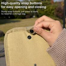 Outdoor Hiking Portable Oxford Cloth Foldable Waterproof Seat Cushion, Anti-Dirty Picnic Mat, Camping Insulation Beach Pad - Multicolor - View 4