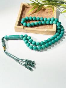 1 chuỗi hạt cầu nguyện Hồi giáo 51 hạt, dệt hình ngôi sao vàng, nhẹ, dễ mang theo, dùng hàng ngày. - Nhiều màu - Xem 4