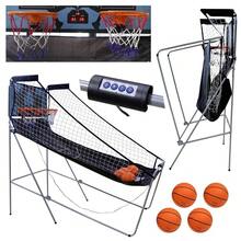 Indoor Basketball Arcade Game Dual Electronic Score Shooting 2 Players With 4 Balls - Default - View 6