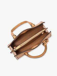 MK Chantal Medium Women's Crossbody Bag, Adjustable Strap Messenger Bag - Brown - View 4