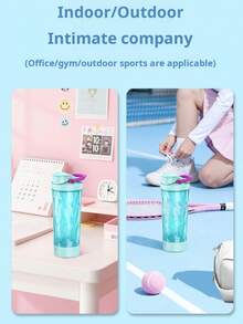 Gelas Pengocok Otomatis Isi Ulang - Gelas Pengocok Elektrik 600ml, Gelas Perjalanan Anti Bocor, Cocok untuk Kantor, Gym, dan Aktivitas Luar Ruangan. Efek Pengadukan yang Sangat Baik, Cocok untuk Berbagai Bahan (Bubuk Kopi, Susu Bubuk, Bubuk Protein Kering) - MultiWarna - View 7