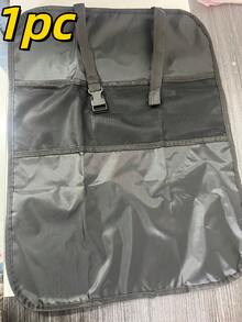 1pc Rear Seat Back Cushion Cover, Designed For Seat Backs, Large Car Rear Seat Protector, Rear Seat Kick Mat Protector, Durable Polyester Car Seat Baotector With Mesh Storage Pocket - Easy To Clean, Fits Various Vehicles, Perfect For Storing Snacks And Toys, Kick-Proof, Great For Storing Toys, Especially Suitable Forts, Features Multiple Pockets For Convenient Organization. - Multicolor - View 15