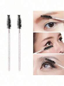 200/100/50/5 Cọ chuốt mascara, Bút kẻ mắt có hộp đựng, Cọ kẻ lông mày dùng một lần dạng vát, Cọ nối mi, Cọ kẻ lông mày, Cọ dầu thầu dầu (bột pha lê), Cọ kẻ lông mày, Cọ kẻ mắt, Cọ xoắn ốc, Cọ xoắn ốc - Nhiều màu - Xem 6