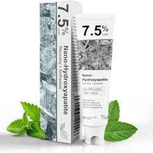 Hydroxyapatite Toothpaste For Sensitive Teeth, Advanced Enamel Protection & Repair, 7.5% Nano Formula, Fresh Mint Flavor, Gentle Whitening - Ideal Daily Care & Holiday Gift (1 Pack) - 7.5% Hydroxyapatite Toothpaste - View 1