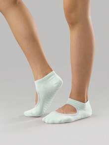 1 đôi tất thể thao nữ, tất yoga, tất cổ ngắn - Nhiều màu - Xem 8