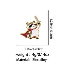 Ghim cài áo hình động vật dễ thương: Mèo, Cáo, Bướm, Gấu trúc, Cây thông, Ghim cài ve áo, Huy hiệu cài áo, Phụ kiện quần áo, Trang sức thời trang, Quà tặng - Vàng - Xem 20