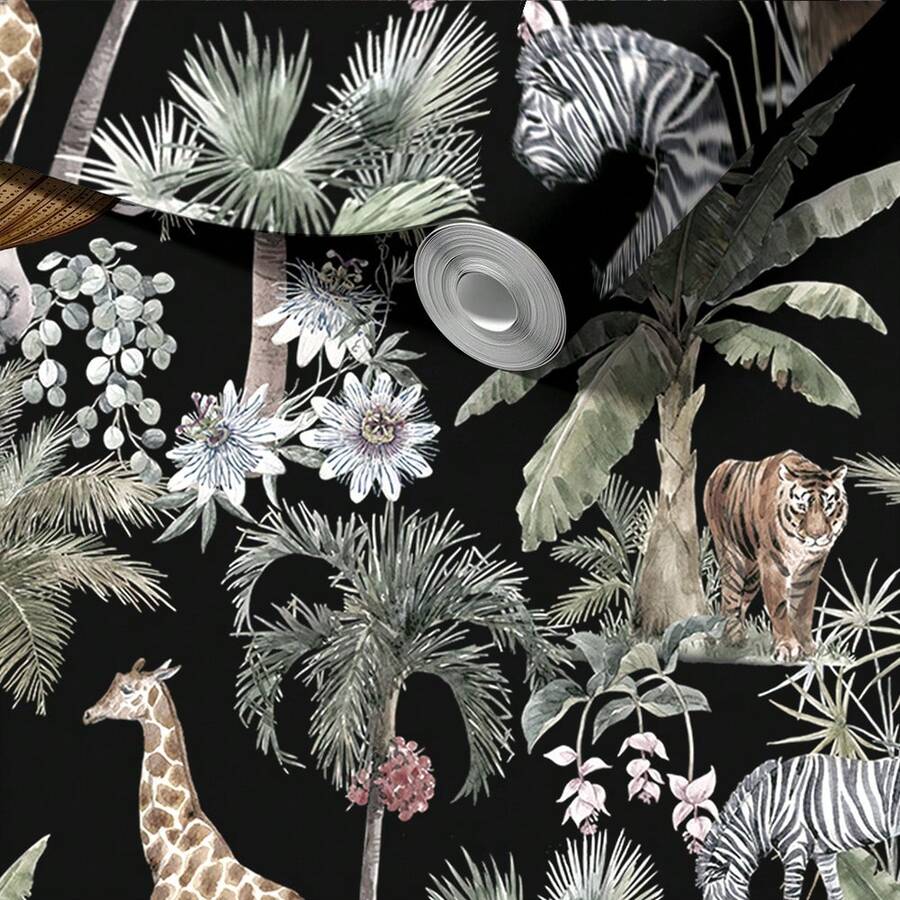 Unlock The Secret Realm | Jungle Animal Waterproof Wall Sticker For Whole House - 1PC - View 1