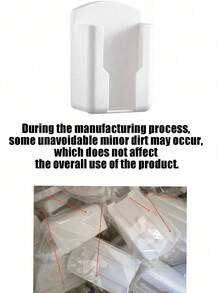 1個塑膠壁掛式遙控器收納盒，省空間的收納盒，是整理電視和冷氣遙控器的絕佳幫手，讓您的家保持整潔。電視和冷氣遙控器收納盒，省空間整理盒 - 彩色 - 查看 8