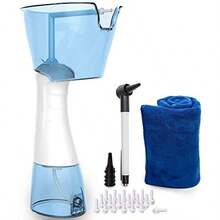 Electric Ear Wax Removal Kit By - Rechargeable Ear Cleaning Machine For Ear Irrigation - Complete Ear Flush Kit For Adults And - Ear Lavage System With Otoscope Microfibre Towel And 30 Tips#QAZ - Bộ dụng cụ tháo gỡ điện Eax - Xem 8