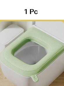 1pc Waterproof Warm Toilet Seat Cover, Bathroom Accessories, Universal Toilet Bowl Lid, Portable Home Use For Winter - Multicolor - View 21