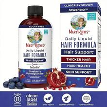 Mary Ruth's Daily Liquid Hair Formula| Blueberry Pomegranate| 16 FL Oz (473 ML)| Sugar-Free| With SesZenBio™| Supports Thicker Hair, Hair Health & Skin| Vegan - 生髮脂質體 - 查看 9