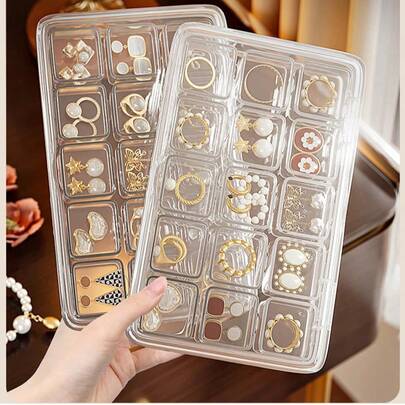 Hộp đựng trang sức, bông tai, khuyên tai, nhẫn chuyên dụng, dây chuyền, trang sức hạt cườm, phụ kiện di động, hộp đựng nhỏ.